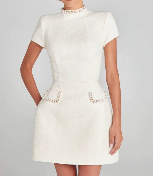 Shiny Elegant Mini Dress for Women